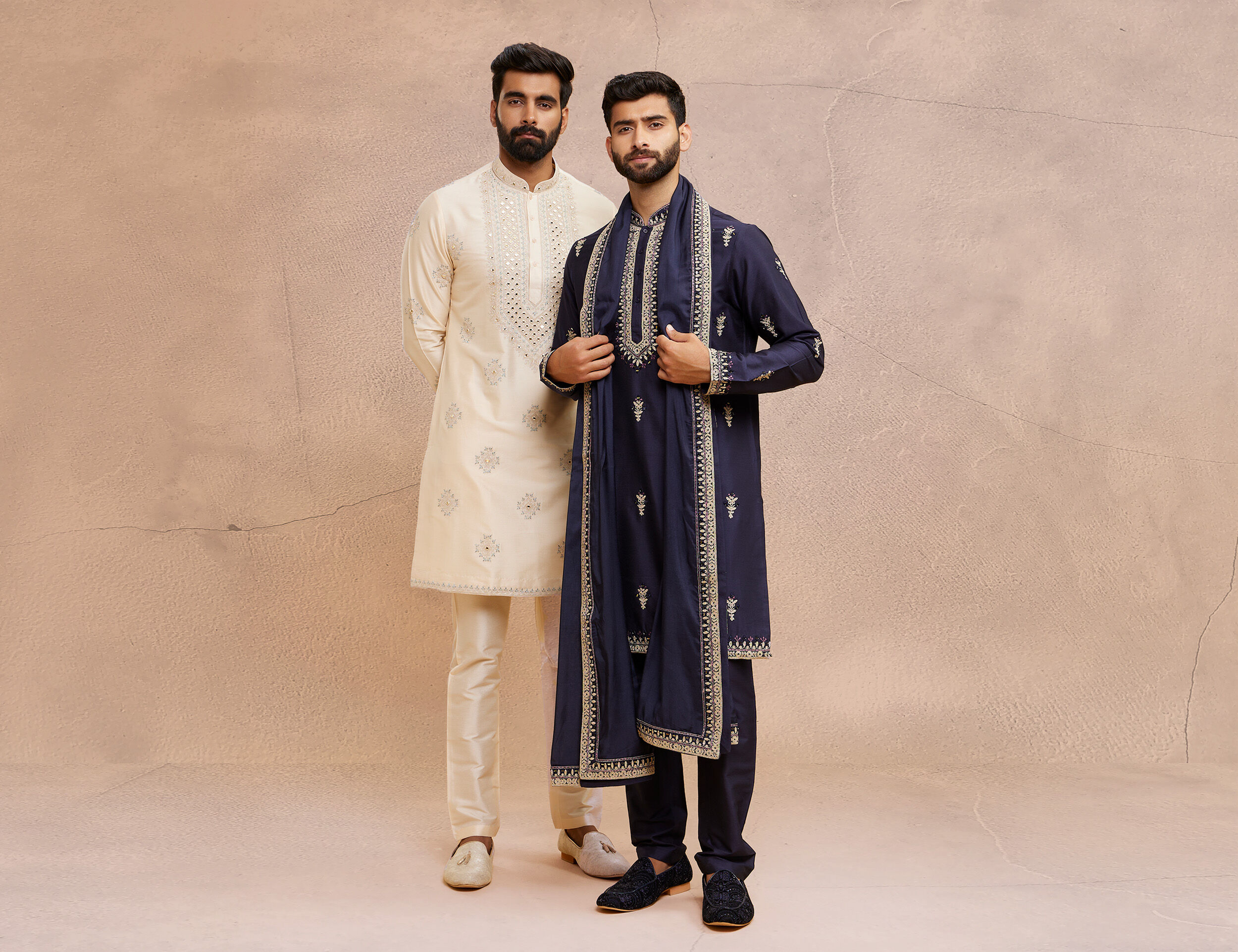 Men wearing an Indo-Western outfit